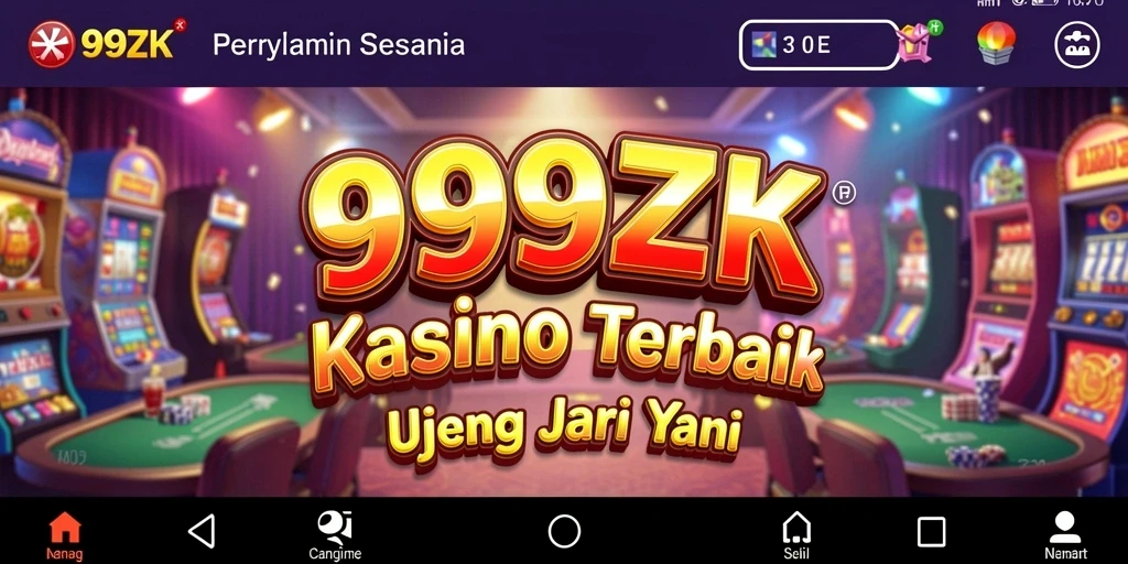 Tangkapan layar gameplay 999ZK menunjukkan suasana Kasino yang mendebarkan.