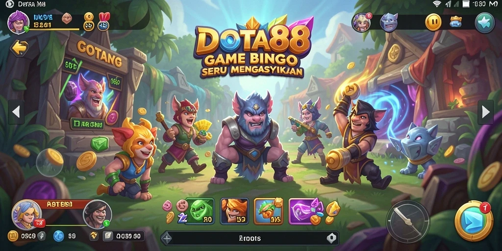 Tampilan screenshot DOTA88 yang menampilkan gameplay Bingo yang seru.