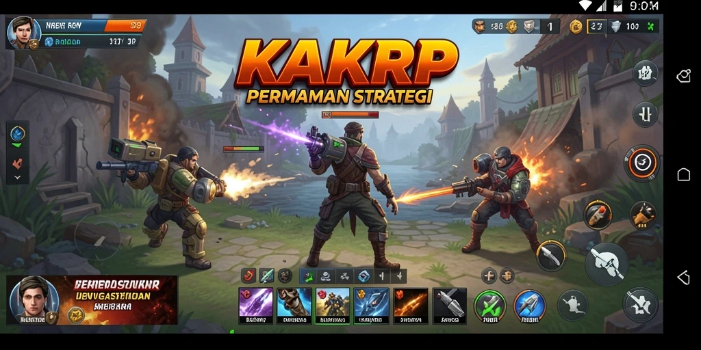 Tampilan gameplay SLG yang seru dan strategis di KAKRP.