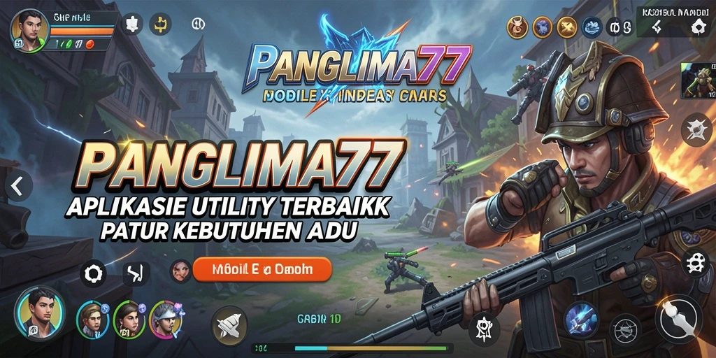 Screenshot utama PANGLIMA77 menampilkan fitur-fitur Utility yang lengkap.
