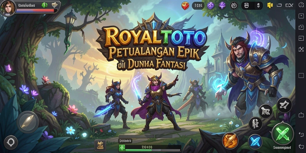 Gameplay epik ROYALTOTO dengan petualangan seru.