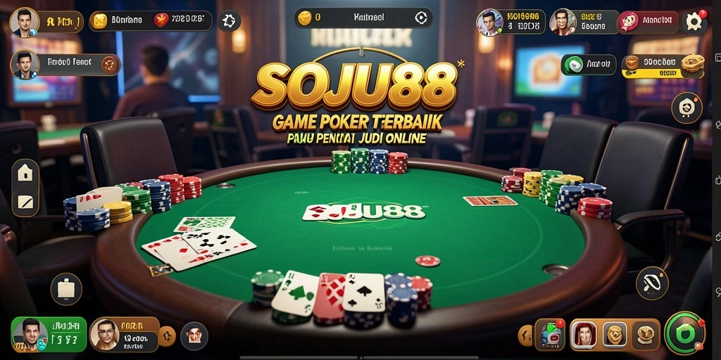 Gameplay menarik dan seru dalam aplikasi Poker SOJU88.
