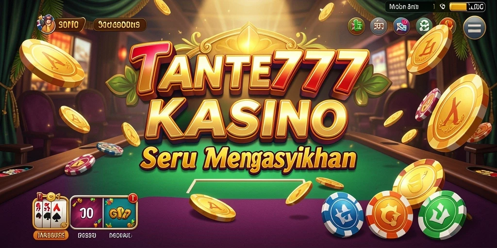 Screenshot utama TANTE777 menunjukkan gameplay yang memikat dan interaktif.
