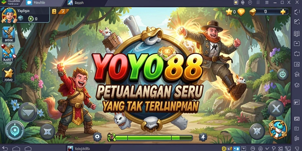 Gameplay YOYO88 menampilkan petualangan yang seru dan menantang.