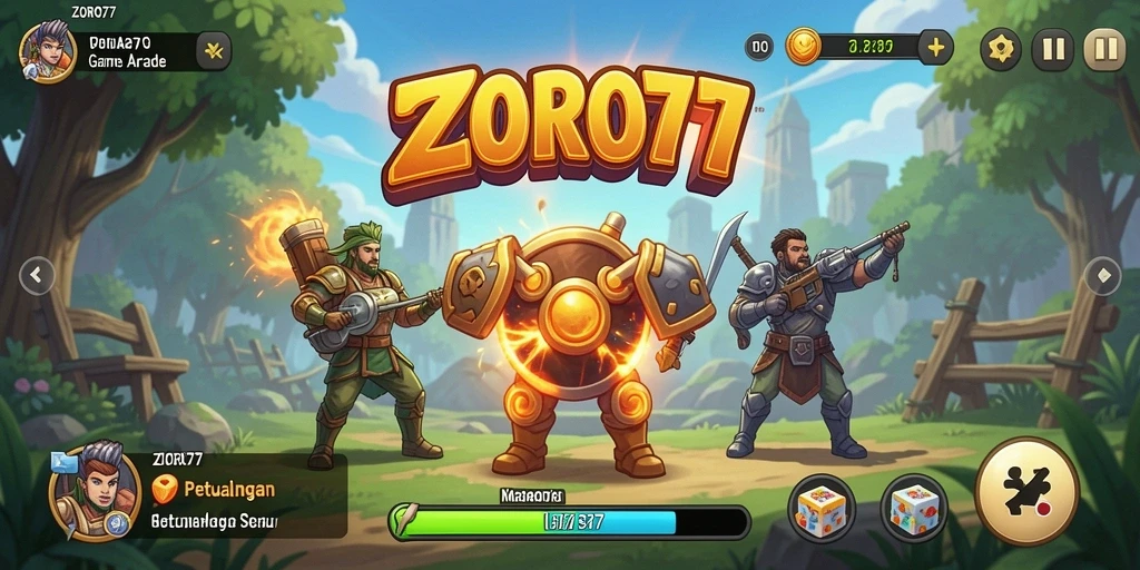 Tampilan gameplay ZORO77 yang seru dan menantang.